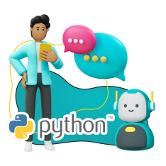 Умный чат-бот на Python на Telegram - КИБЕРшкола программирования для детей, компьютерные курсы для школьников, начинающих и подростков - KIBERone г. Армавир