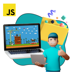 Программирование на JavaScript. Учимся создавать игры! - КИБЕРшкола программирования для детей, компьютерные курсы для школьников, начинающих и подростков - KIBERone г. Армавир